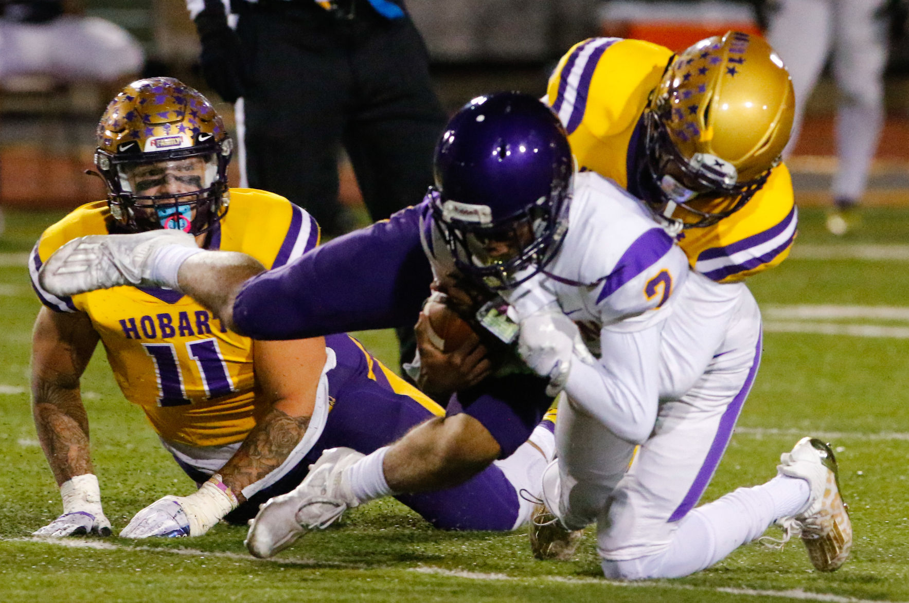 4A football semistate: Hobart vs. Marion
